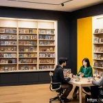 피규어 수집가를 위한 추천 커뮤니티 - A vibrant digital forum scene showing a diverse group of passionate adult collectors engaged in a li...